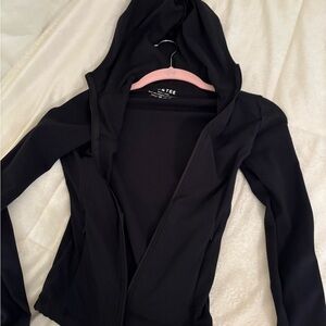 Black Zip-Up Hoodie